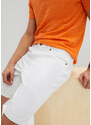 bonprix Strečové bermudy Classic Fit, farba biela