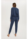 Italian Fashion Dámska tepláková súprava Panama jeansová modrá, Farba jeans