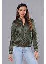 S'WEST Dámsky bomber v khaki farbe (B8123-11)