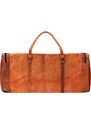 Bagind Journey - Dámska i pánska kožená taška hnedá, ručná výroba