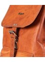 Bagind Headley - Dámsky a pánsky kožený batoh hnedý, ručná výroba