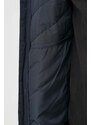 Páperová bunda EA7 Emporio Armani pánska, tmavomodrá farba, prechodná