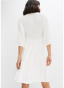 bonprix Šaty s čipkou, farba biela