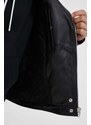 Kožená bunda Calvin Klein Jeans pánska,čierna farba,prechodná,J30J323398