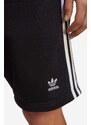 Bavlnené šortky adidas Originals Adicolor Classics 3-Stripes Sweat IA6351-black, čierna farba