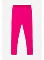 Detské legíny Karl Lagerfeld ružová farba, s potlačou