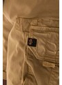 Bavlnené šortky Alpha Industries Crew Short 176203.14-cream, béžová farba