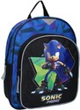 Vadobag Detský batoh s veľkým predným vreckom Ježko Sonic - 8L