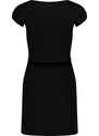 Nordblanc Čierne dámske šaty WAISTLINE