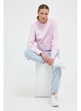 Mikina adidas Originals dámska, ružová farba, jednofarebná