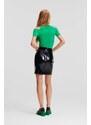 Sukňa Karl Lagerfeld čierna farba, mini, rovný strih