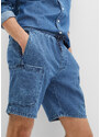 bonprix Džínsové šortky, Loose Fit, farba modrá