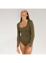 SAINT BODY Bamboo Bodysuit with Deep Neckline XS