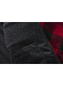 BRANDIT bunda Teddyfleece Jacket Červeno-čierna