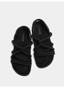 Pull&Bear Sandále čierna