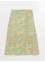 LC Waikiki Women's Zippered Waist Floral Skirt