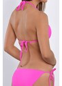 Plavky Bikini Nohavičky CC7 Roberto Lucca 2W1409 hot pink - samostatný spodný diel (Spodný diel S)