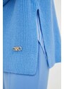 Vlnený sveter MICHAEL Michael Kors dámsky, teplý, s polorolákom