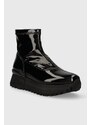Členkové topánky Liu Jo LIU JO MAXI WONDER 50 dámske, čierna farba, na platforme, BF3097EX12822222