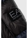 Detská bunda EA7 Emporio Armani tmavomodrá farba