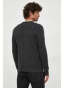 Kašmírový sveter Polo Ralph Lauren pánsky, šedá farba