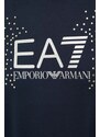 Tepláková súprava EA7 Emporio Armani dámsky, tmavomodrá farba