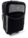 Rogal Sivo-čierny látkový cestovný kufor "Standard" - M, L, XL
