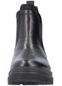 Zeteplená chelsea kotníková obuv Rieker Z8584-00 černá