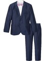 bonprix Svadobný oblek (3-dielny): sako, nohavice, motýlik, farba modrá, rozm. 50
