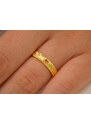 OLIVIE Snubný strieborný prsteň TLKOT SRDCA GOLD 7480