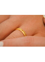 OLIVIE Snubný strieborný prsteň TLKOT SRDCA GOLD 7480