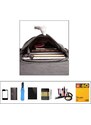 Konofactory Sivá malá príručná taška "Office" - veľ. S