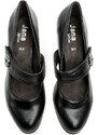 Jana 8-24467-41 čierna dámska letná obuv šírka H