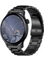 Smart hodinky Madvell Talon s volaním cez bluetooth čierne s čiernym remienkom oceľový ťah