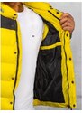 Dstreet Pánska prešívaná vesta v žltej farbe