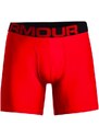 Pánske boxerky Under Armour Tech 6in 2 Pack-RED M