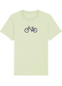 Fusakle Tričko Pískacie bicykel svetlo zelené