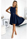Elegant dress with a longer back Numoco