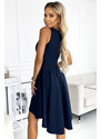 Elegant dress with a longer back Numoco