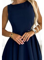 Elegant dress with a longer back Numoco
