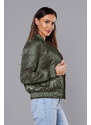 S'WEST Dámsky bomber v khaki farbe (B8123-11)