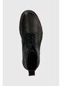 Kožená obuv HUGO Ryan pánske, čierna farba, 50503862