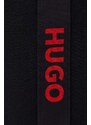 Bavlnené šortky HUGO čierna farba, 50496996