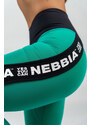 NEBBIA - Legíny s vysokým pásom ICONIC 209 (green)