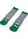 Non-slip Children's Socks Shelvt Gray Monster