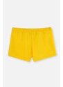 Dagi Boy Yellow Dinosaur Print Marine Shorts
