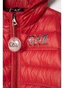 Detská páperová bunda EA7 Emporio Armani červená farba