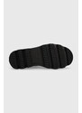 Kožené topánky chelsea G-Star Raw NOXER CHS LEA dámske, čierna farba, na platforme, 2241020720.BLK