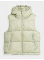 4F Dámska zatepľovacia vesta so syntetickou výplňou