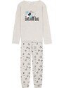 bonprix Detské pyžamo Disney Minnie Mouse (2 ks), farba biela